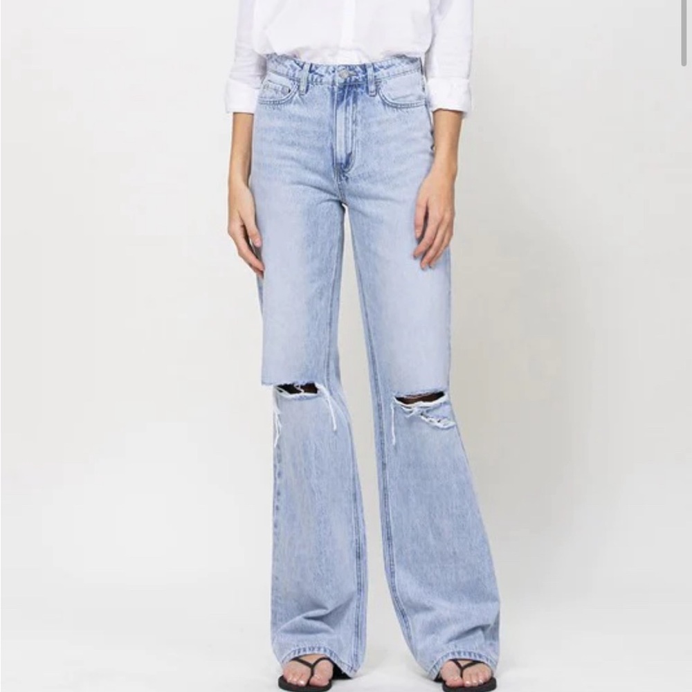 Vervet Leslie High Rise 90's Vintage Flare Denim (from Vici)